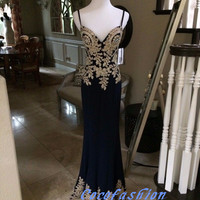 Real Made Prom dress, sexy prom dress,Evening Dress,Charming prom dress, long prom dress,prom dresses, elegant prom dress, prom dress Z113 - Thumbnail 1