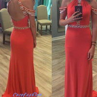 Mermaid Prom dress, sexy prom dress,Evening Dress,Charming prom dress, long prom dress,prom dresses, elegant prom dress, prom dress Z114 - Thumbnail 1