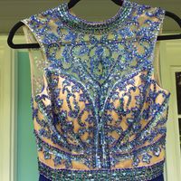 Royal Blue Prom dress, sexy prom dress,Evening Dress,Charming prom dress, long prom dress,prom dresses, elegant prom dress, prom dress Z116 - Thumbnail 3