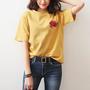Rose Embroidered T-shirt-3