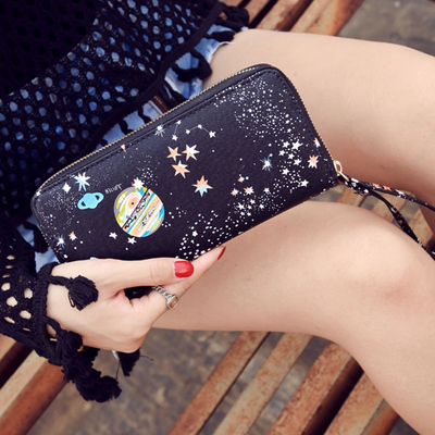 Harajuku cosmic planet wallet