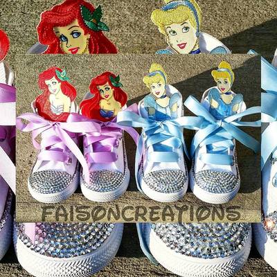 Custom disney princess converse