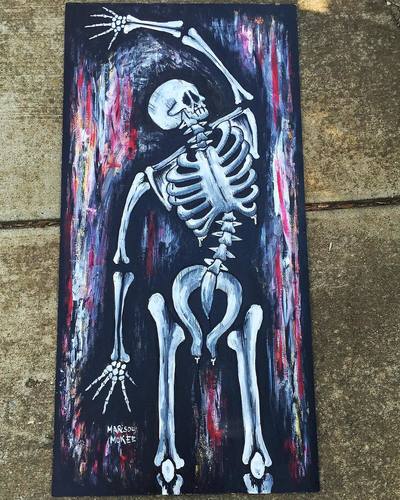 Marisol McKee Art - "Saltatus Mortuus"