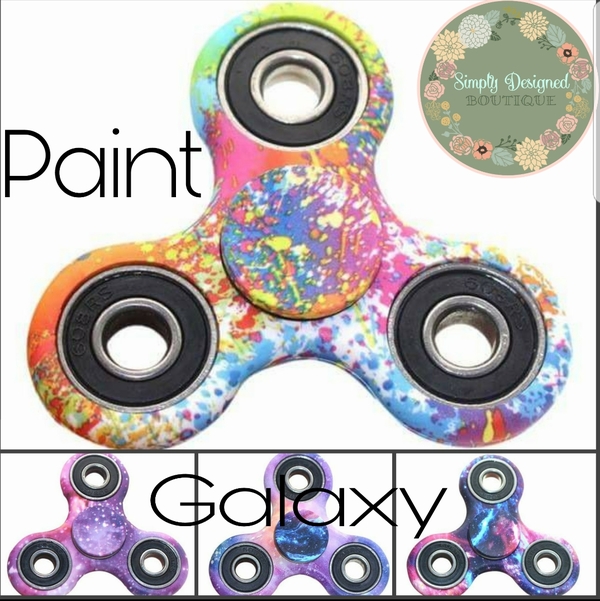 Fidget Spinner, Paint Pattern, Galaxy Print