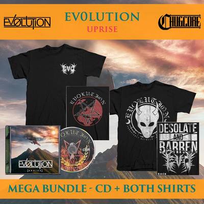 Ev0lution - uprise mega bundle (2 shirts + cd) - Thumbnail 5