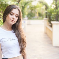 Women’s Stronger Than Pretty Crop Tee - Thumbnail 1