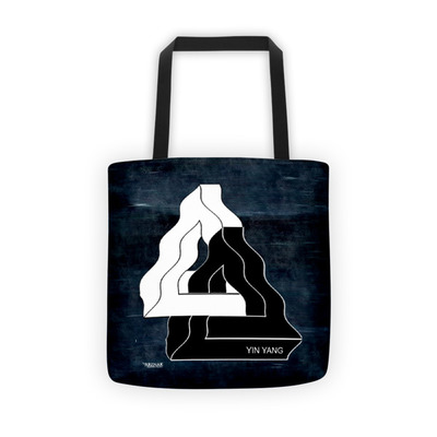 YIN YANG-Tote bag (BLACK)