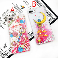Sailor Moon Quicksand Phone Case for iphone 6/6s/6plus/7/7plus/8/8p/X - Thumbnail 2