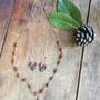 Madrone Berry Beads and Pine Cone Set-2