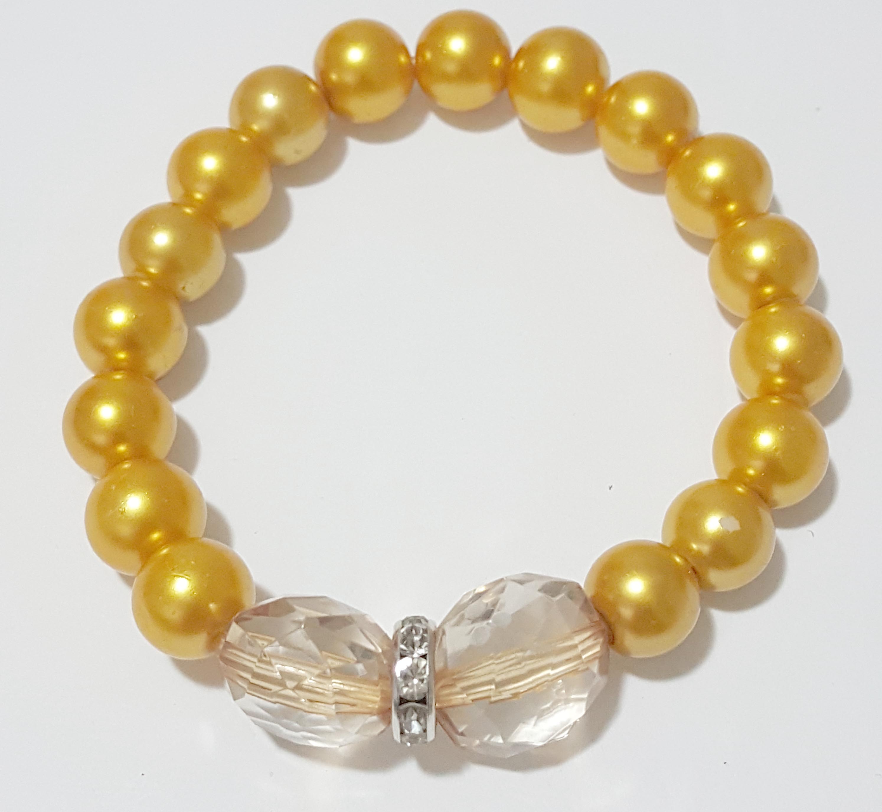 Gold Beaded Bracelet 