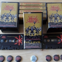 Infernal Execrator - Mastema Hedonistic Territorial 666 6 Execrating Years Of Irreligiousatanic Elite - Tape with botton  - Thumbnail 3