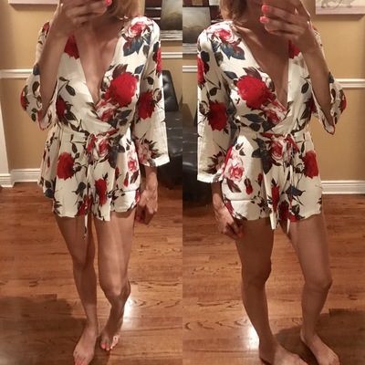 Womens floral Romper