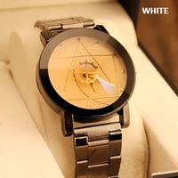Gear Geometric Steel Band Quartz Watch - Thumbnail 2