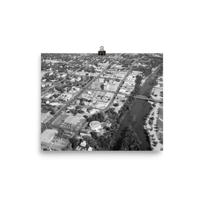 Kerrville aerial: circa 1975