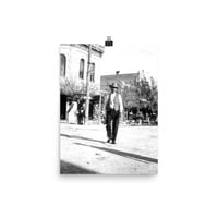 Kerrville Cowboy, around 1900, intersection of Water and Earl Garrett Streets - Thumbnail 1