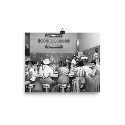 Kerrville, around 1960: Lehmann's Luncheonette
