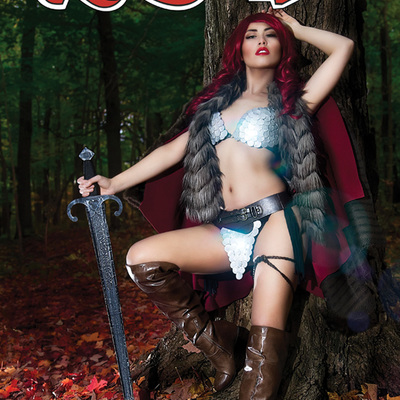 Signed red sonja cosplay variant covers #1 and #17