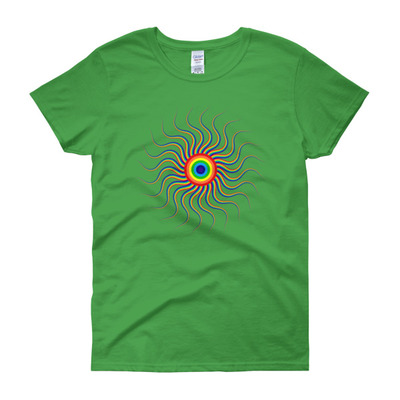 Rainbow-women's short sleeve t-shirt