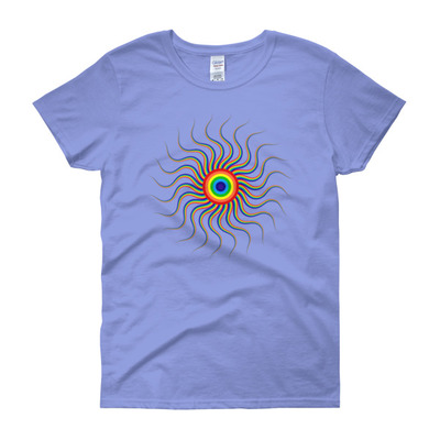 Rainbow-women's short sleeve t-shirt