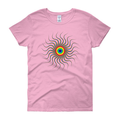 Rainbow-women's short sleeve t-shirt