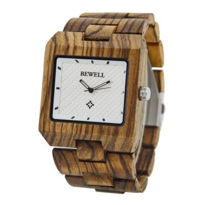 Natural wood japan quartz watch for men! - Thumbnail 2