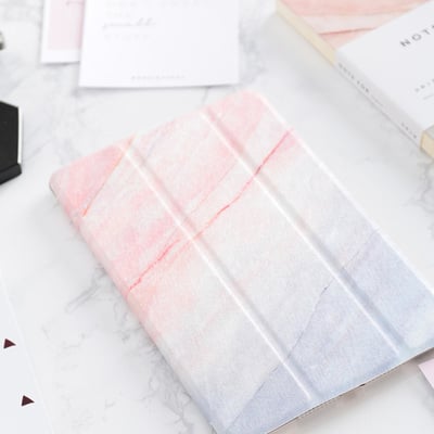 New marble pattern cover for 2025 ipad mini air pro new ipad ipcc12 - Thumbnail 3