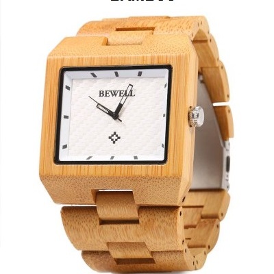 Natural wood japan quartz watch for men! - Thumbnail 3