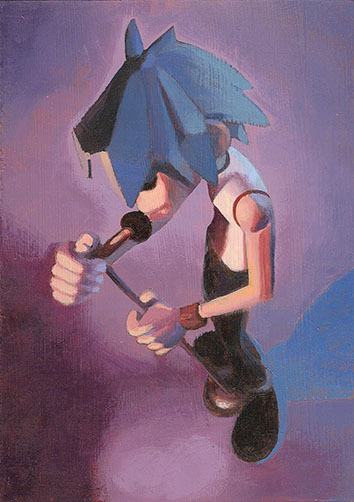 2D (Gorillaz) painting