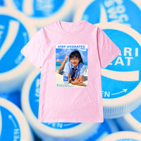 POCARI SPOOF IMAGE GIRL TEE ( 2 colors )  - Thumbnail 1