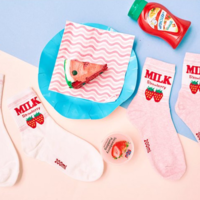 200ML STRAWBERRY MILK SOCKS ( 2 colors ) - Thumbnail 3