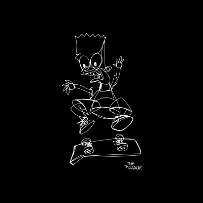 B a r t - abstract bart men's t-shirt