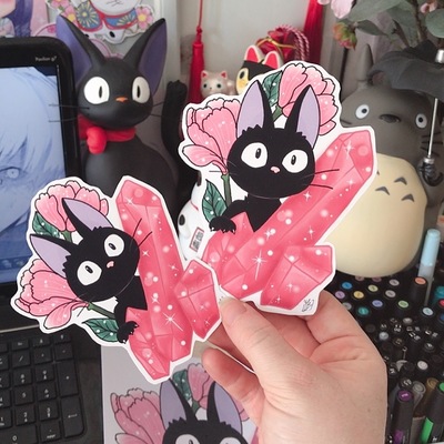 Jiji crystals - stickers