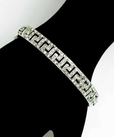 Crystal Open Bangle Bracelet