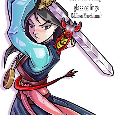 Mulan print - Thumbnail 4