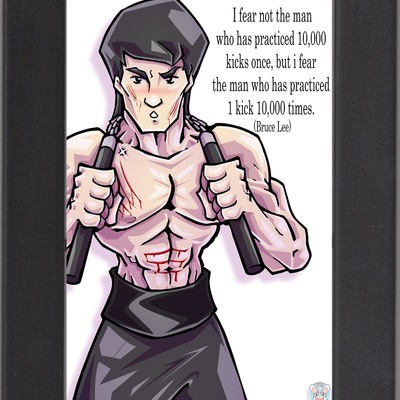 Bruce lee (mini print)