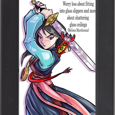 Mulan (mini print)