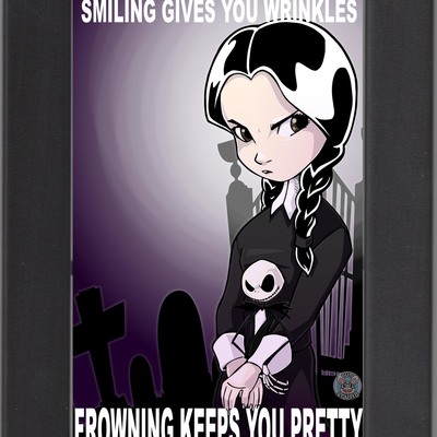 Wednesday addams (mini print)