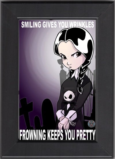 Wednesday Addams (Mini print)