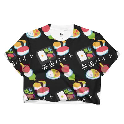 Emoji ladies crop top