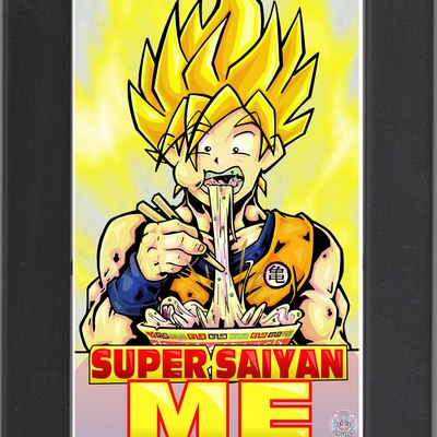 Super sayian me (mini print)