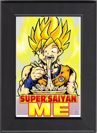 Super Sayian Me (Mini print)