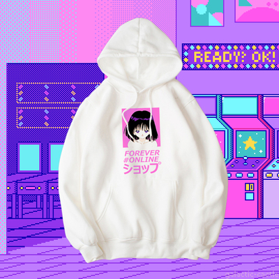 Sailor saturn anime hoodie ( 2 colors  )