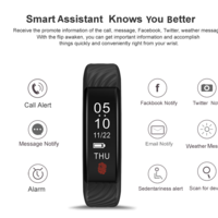 W810 Smartband/Bracelet Heart Rate Monitor Watch Fitness Tracker  - Thumbnail 3