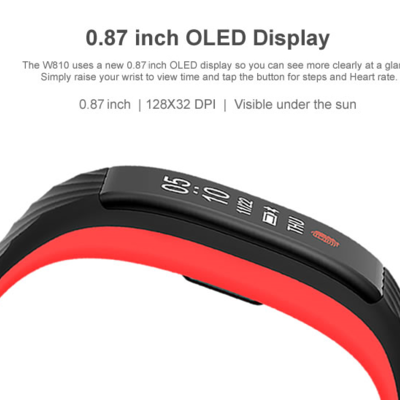 W810 smartband/bracelet heart rate monitor watch fitness tracker  - Thumbnail 3