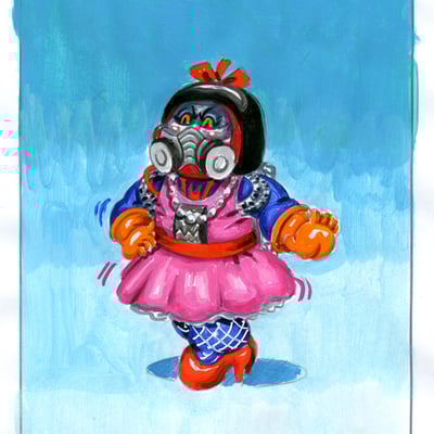 Drags thor / dean queen color rough - disasters of the universe series 3 2017 - Thumbnail 4