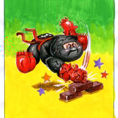 Nin jordan / sean obi color rough - disasters of the universe series 3 2017 - Thumbnail 5