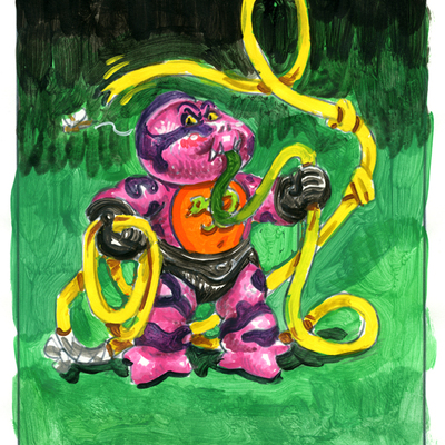 Tongue lashin' tim / taste bud color rough - disasters of the universe series 3 2017 - Thumbnail 5