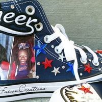 Cheer Themed Custom Converse  - Thumbnail 1