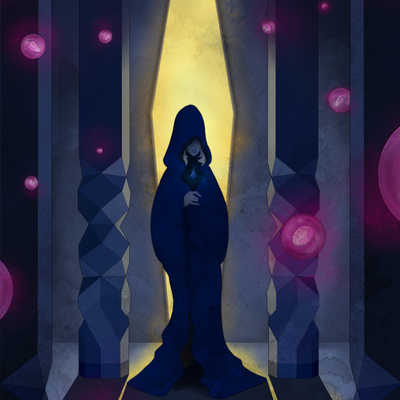 What's the use of being blue-large print