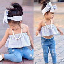 Take A Moment Top, Jeans and Headband Set - Thumbnail 3